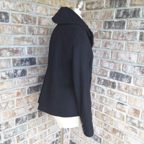 CALVIN KLEIN Double Breasted Winter Jacket sz 2 - Picture 3 of 6